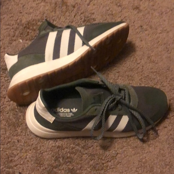 olive green adidas sneakers womens